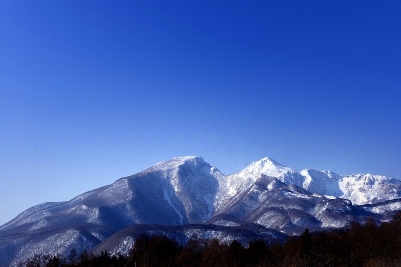 [ 雪の磐梯山 ]  雪の磐梯山と青空が綺麗でした