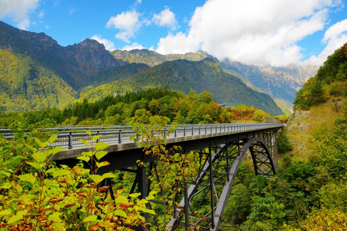 北アルプス大橋 撮影ガイド 新穂高ロープウェイ近くの北アルプス絶景ポイント ピクスポット 絶景 風景写真 撮影スポット 撮影ガイド カメラの使い方