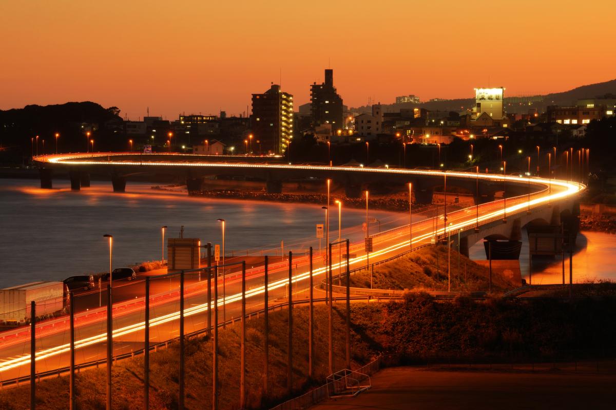 日立市 国道6号s字カーブ ピクスポット 絶景 風景写真 撮影スポット 撮影ガイド カメラの使い方