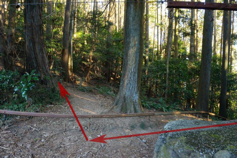 [ 朝鮮岩 登山ルート ]  