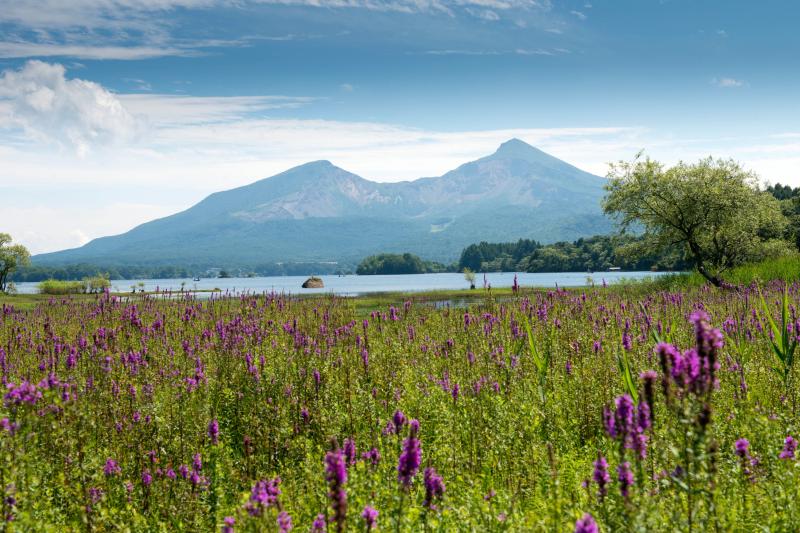 桧原湖・細野の風景| 