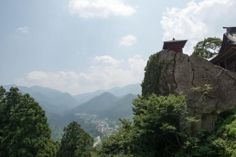 山寺にて | 絶景ポイントから撮影