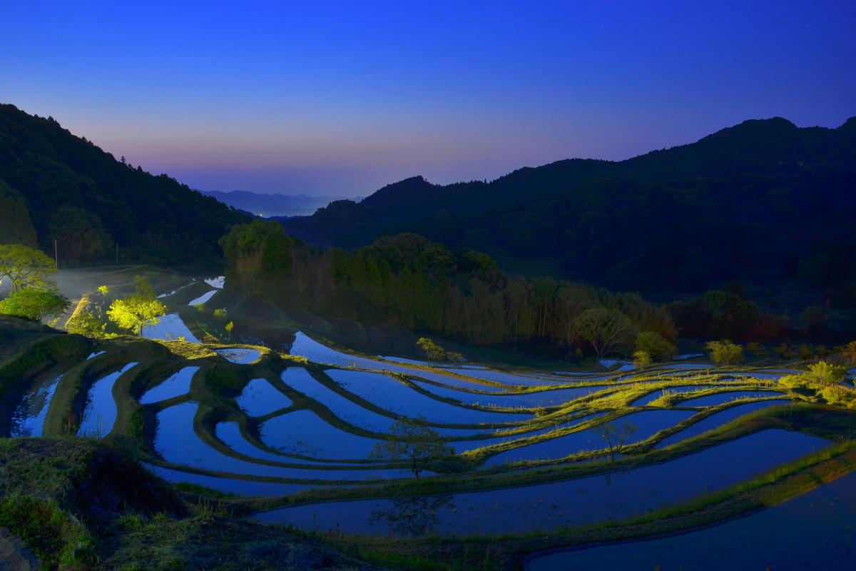 大山千枚田 撮影ガイド 関東随一の美しい棚田 ピクスポット 絶景 風景写真 撮影スポット 撮影ガイド カメラの使い方