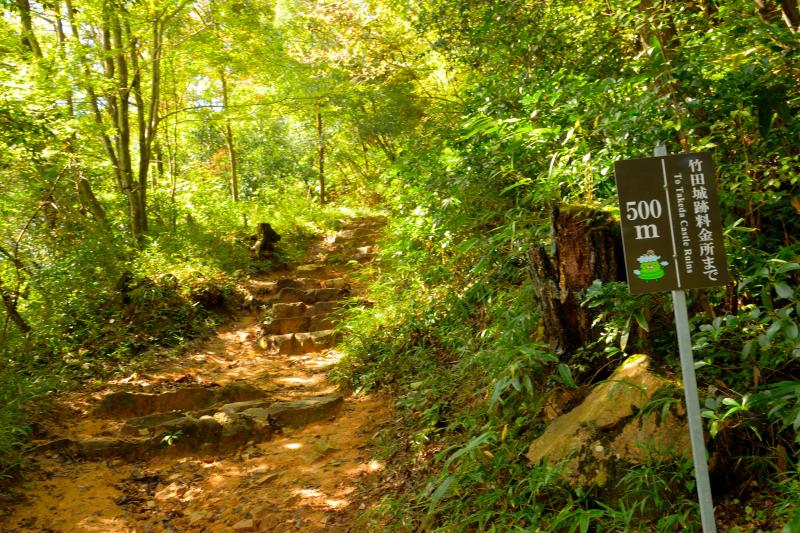 [ 駅裏登山道 ]  