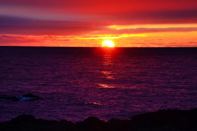 プユニ岬| 夕日が綺麗でした。