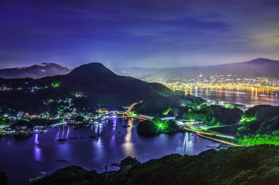 佐世保市街方向の夜景