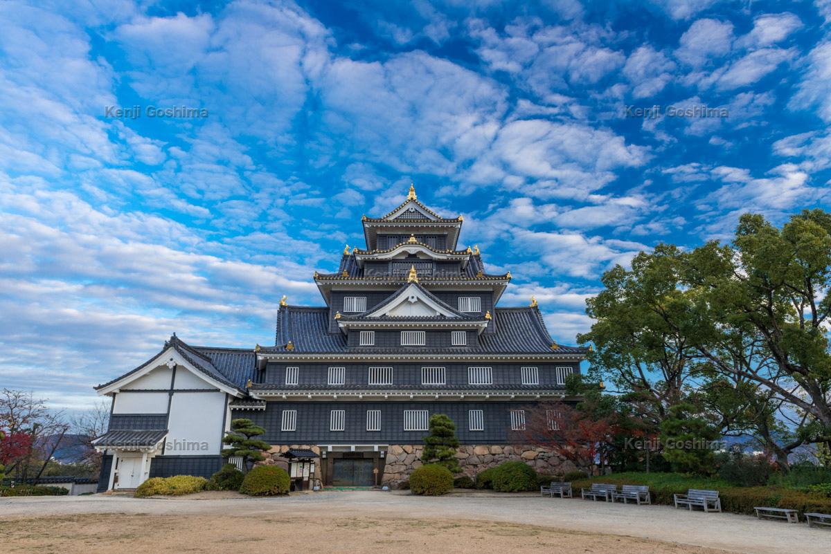 岡山城 近世城郭の先駆けとなった名城で黒い外観から別名 烏城 と呼ばれる ピクスポット 絶景 風景写真 撮影スポット 撮影ガイド カメラの使い方