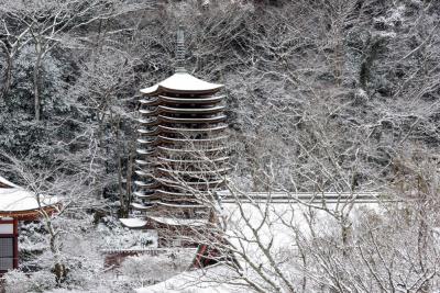 談山神社 雪景色| 